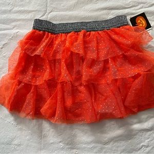 NWT Halloween girls glitter skirt SZ 4/5